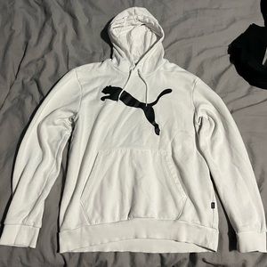 Plain White Puma sweatshirt